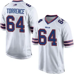 O'Cyrus Torrence Buffalo Bills Game Men's Jersey (White)