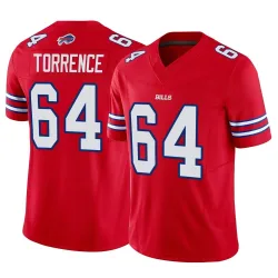 O'Cyrus Torrence Buffalo Bills Limited Men's Vapor F.U.S.E. Jersey (Red)