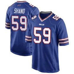 Paris Shand Buffalo Bills Game Men's Team Color Jersey (Royal Blue)