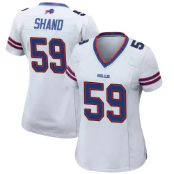 Paris Shand Buffalo Bills Game Women's Jersey (White)