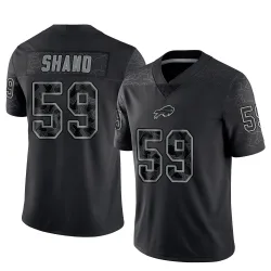 Paris Shand Buffalo Bills Limited Men's Reflective Jersey (Black)