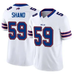 Paris Shand Buffalo Bills Limited Men's Vapor F.U.S.E. Jersey (White)