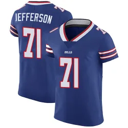 Quinton Jefferson Buffalo Bills Elite Men's Team Color Vapor Untouchable Jersey (Royal Blue)