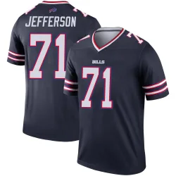 Quinton Jefferson Buffalo Bills Legend Youth Inverted Jersey (Navy)