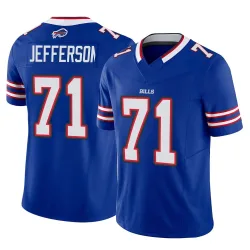 Quinton Jefferson Buffalo Bills Limited Men's Vapor F.U.S.E. Jersey (Royal)