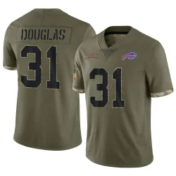Rasul Douglas Buffalo Bills Limited Youth 2022 Salute To Service Jersey (Olive)
