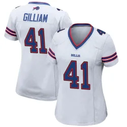 Reggie Gilliam Buffalo Bills Game Women's Jersey (White)