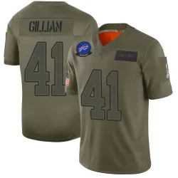 Reggie Gilliam Buffalo Bills Limited Men's 2019 Salute to Service Jersey (Camo)