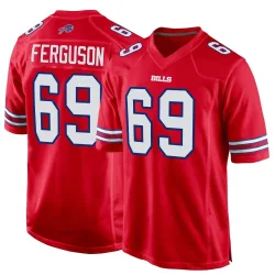Reid Ferguson Buffalo Bills Game Men's Alternate Jersey (Red)