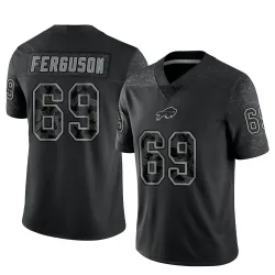 Reid Ferguson Buffalo Bills Limited Men's Reflective Jersey (Black)