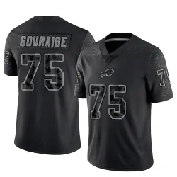 Richard Gouraige Buffalo Bills Limited Men's Reflective Jersey (Black)