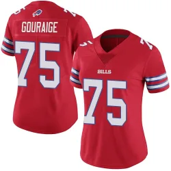 Richard Gouraige Buffalo Bills Limited Women's Color Rush Vapor Untouchable Jersey (Red)