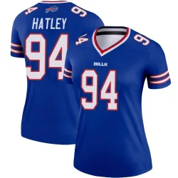 Rickey Hatley Buffalo Bills Legend Women's Jersey (Royal)