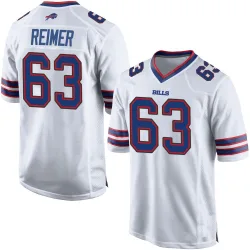 Rush Reimer Buffalo Bills Game Men's Jersey (White)