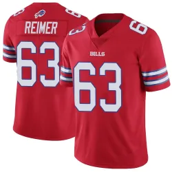 Rush Reimer Buffalo Bills Limited Men's Color Rush Vapor Untouchable Jersey (Red)