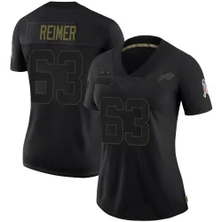 Rush Reimer Buffalo Bills Limited Women's 2020 Salute To Service Jersey (Black)