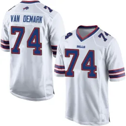 Ryan Van Demark Buffalo Bills Game Men's Jersey (White)
