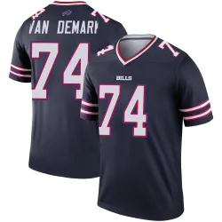 Ryan Van Demark Buffalo Bills Legend Men's Inverted Jersey (Navy)