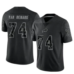 Ryan Van Demark Buffalo Bills Limited Men's Reflective Jersey (Black)