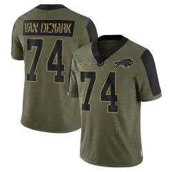 Ryan Van Demark Buffalo Bills Limited Youth 2021 Salute To Service Jersey (Olive)