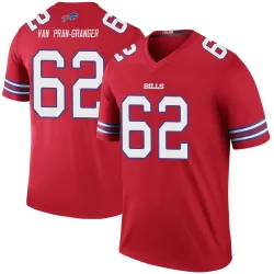 Sedrick Van Pran-Granger Buffalo Bills Legend Men's Color Rush Jersey (Red)