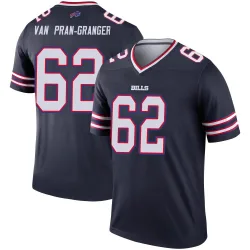 Sedrick Van Pran-Granger Buffalo Bills Legend Men's Inverted Jersey (Navy)