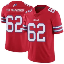 Sedrick Van Pran-Granger Buffalo Bills Limited Men's Color Rush Vapor Untouchable Jersey (Red)