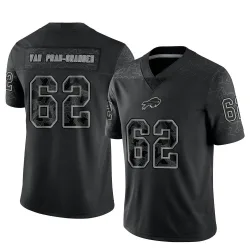 Sedrick Van Pran-Granger Buffalo Bills Limited Men's Reflective Jersey (Black)