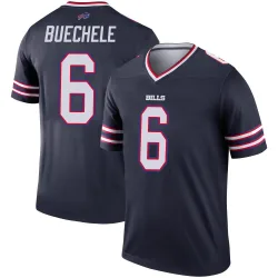 Shane Buechele Buffalo Bills Legend Youth Inverted Jersey (Navy)