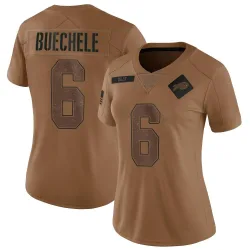 Shane Buechele Buffalo Bills Limited Women's 2023 Salute To Service Jersey (Brown)