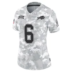 Shane Buechele Buffalo Bills Limited Women's 2024 Salute to Service Jersey (Arctic Camo)