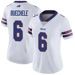 Shane Buechele Buffalo Bills Limited Women's Color Rush Vapor Untouchable Jersey (White)