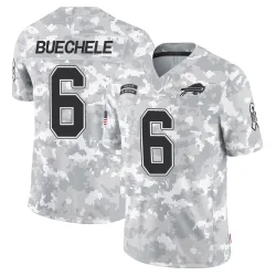 Shane Buechele Buffalo Bills Limited Youth 2024 Salute to Service Jersey (Arctic Camo)