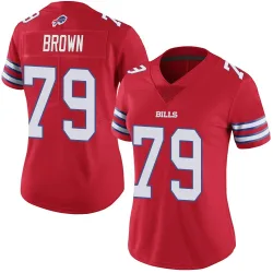 Spencer Brown Buffalo Bills Limited Women's Color Rush Vapor Untouchable Jersey (Red)