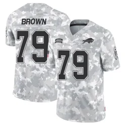 Spencer Brown Buffalo Bills Limited Youth 2024 Salute to Service Jersey (Arctic Camo)