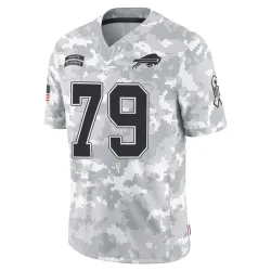Spencer Brown Buffalo Bills Limited Youth 2024 Salute to Service Jersey (Arctic Camo)