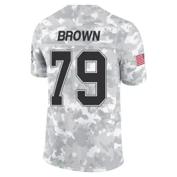 Spencer Brown Buffalo Bills Limited Youth 2024 Salute to Service Jersey (Arctic Camo)