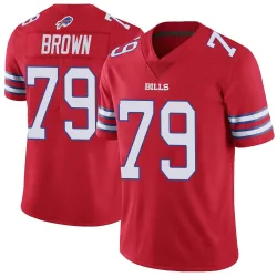 Spencer Brown Buffalo Bills Limited Youth Color Rush Vapor Untouchable Jersey (Red)