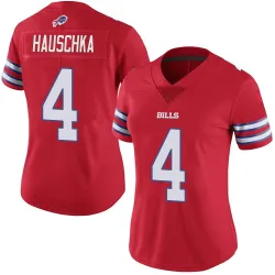 Stephen Hauschka Buffalo Bills Limited Women's Color Rush Vapor Untouchable Jersey (Red)