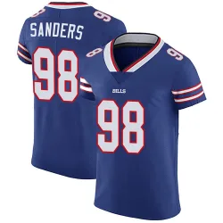 T.J. Sanders Buffalo Bills Elite Men's Team Color Vapor Untouchable Jersey (Royal Blue)