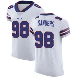 T.J. Sanders Buffalo Bills Elite Men's Vapor Untouchable Jersey (White)