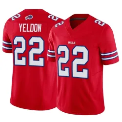 T.J. Yeldon Buffalo Bills Limited Men's Vapor F.U.S.E. Jersey (Red)