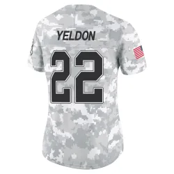 T.J. Yeldon Buffalo Bills Limited Women's 2024 Salute to Service Jersey (Arctic Camo)
