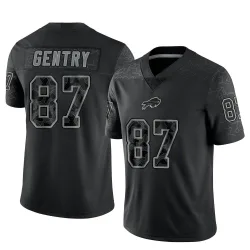 Tanner Gentry Buffalo Bills Limited Men's Reflective Jersey (Black)