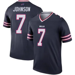 Taron Johnson Buffalo Bills Legend Men's Inverted Jersey (Navy)