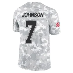 Taron Johnson Buffalo Bills Limited Men's 2024 Salute to Service Jersey (Arctic Camo)
