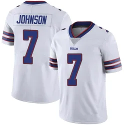 Taron Johnson Buffalo Bills Limited Men's Color Rush Vapor Untouchable Jersey (White)