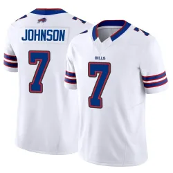 Taron Johnson Buffalo Bills Limited Men's Vapor F.U.S.E. Jersey (White)