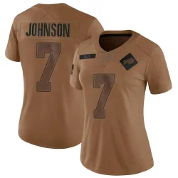 Taron Johnson Buffalo Bills Limited Women's 2023 Salute To Service Jersey (Brown)