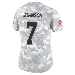 Taron Johnson Buffalo Bills Limited Women's 2024 Salute to Service Jersey (Arctic Camo)